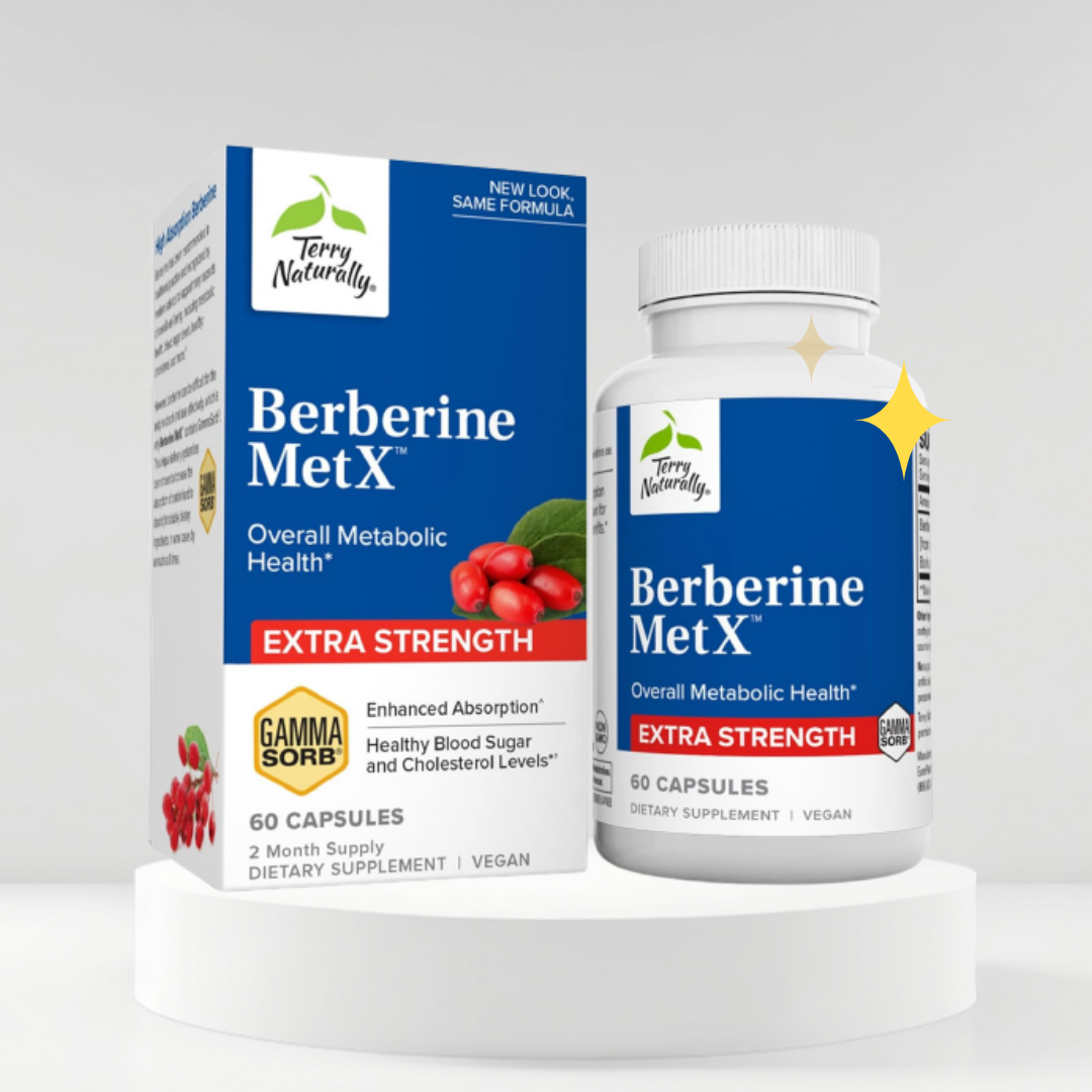 베르베린 메트액스 MetX Berberine HCL 250mg 60캡슐 <b>테리 내추럴리</b>