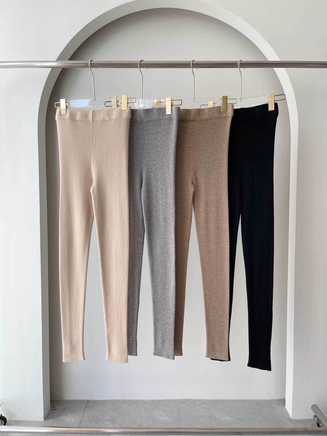 4color 쫀쫀한 고탄력 여성 겨울 기모 레깅스 스타킹 상세 이미지 8
