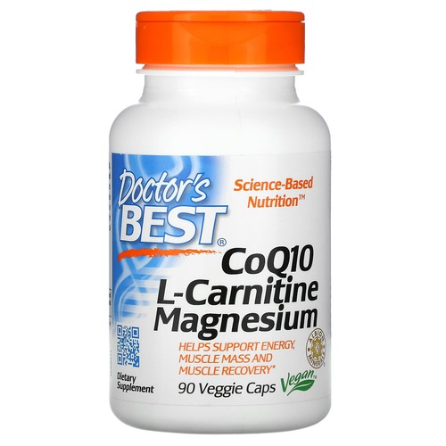 Doctor’s Best <b>CoQ10</b> L-카르니틴 마그네슘 베지캡슐 90정