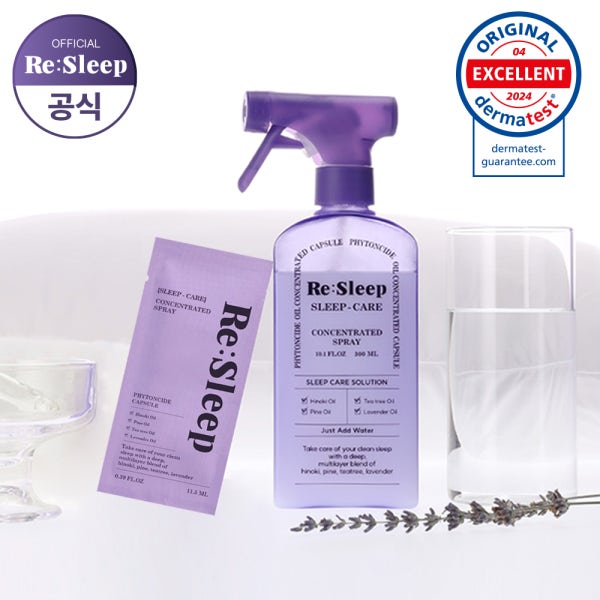 [마일드 리프레쉬] 리슬립 슬립케어 피톤치드 농축 스프레이 섬유탈취제 300ml