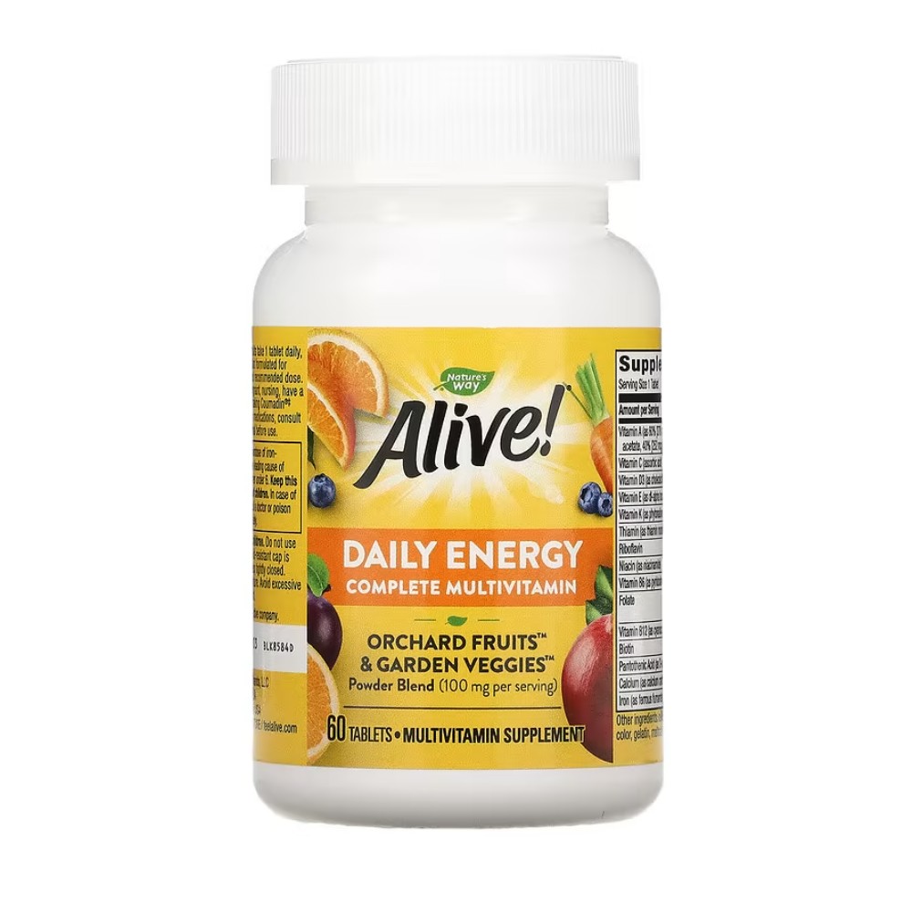 <b>얼라이브 데일리 에너지</b> 종합 비타민 미네랄 60정