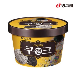 빙그레 그라시아 쿠앤크 오리지널 750ml 4개 아이스크림