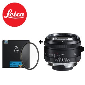 보이그랜더 녹턴 빈티지라인 35mm F1.5 ASP 타입1 라이카 M + B+W Basic 39mm