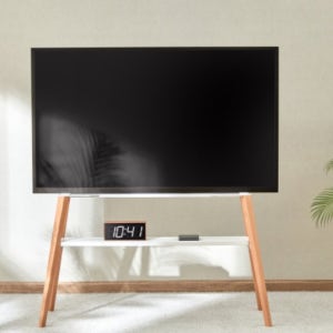 화이트 이젤형 티비거치대 55인치 65인치 70인치 삼성 lg 호환 tv스탠드 벽면밀착