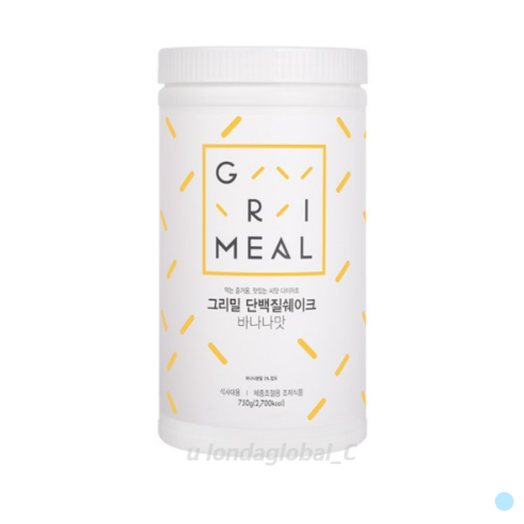 <b>그리밀</b> 단백질 쉐이크 <b>체중</b>조절 웨딩케어 바나나 750g
