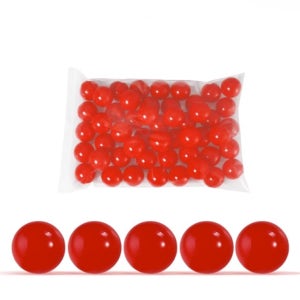 뽑기 컬러 추첨볼 이벤트 경품 당첨 행사 제비뽑기 캡슐 빨강