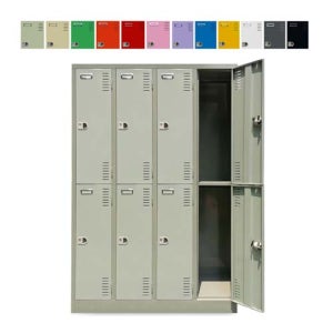 철제 캐비넷 락카장 사무실 사무용 철제사물함 철재 캐비넷옷장 8인용