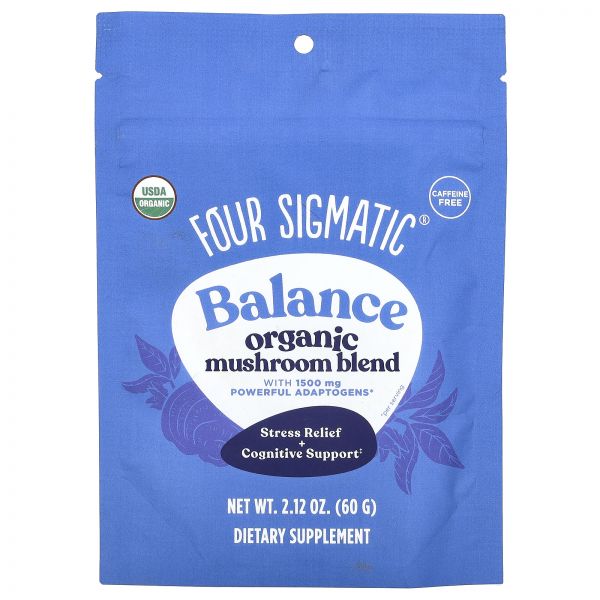 <b>Four Sigmatic</b> Balance 버섯 혼합물 카페인 무함유 60g (2.12oz)