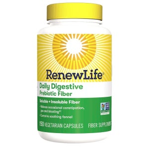 리뉴라이프 프리바이오틱 파이버 150정 1팩 Renew Life Adult Daily Digestive Prebiotic Fiber, 150 Veget