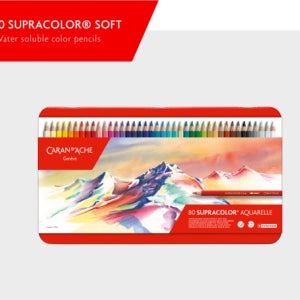 [무료배송] 까렌다쉬 수프라컬러® 소프트 수성색연필 80색