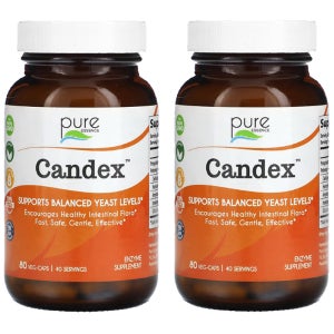 퓨어에센스 칸덱스 80캡슐2통 Biofilm 바이오필름제거 Candida 칸디다클렌즈