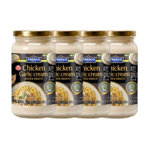 오뚜기 프레스코 파스타소스 치킨갈릭크림 370g 4개