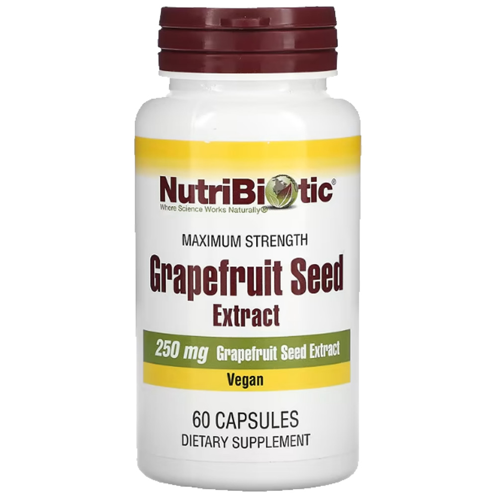 <b>뉴트리바이오틱</b> 자몽씨추출물 Grapefruit Seed 60캡슐 칸디다<b>클렌즈</b> 진균