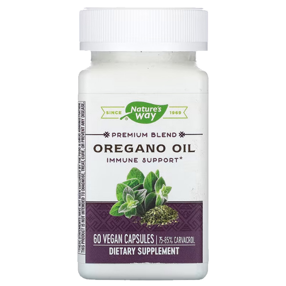 <b>네이쳐스웨이</b> 오레가노오일 Oregano oil 카바크롤 카르바크롤 60캡슐 칸디다<b>클렌즈</b>