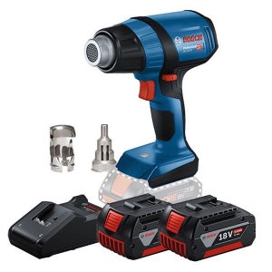 보쉬 GHG18V-50 충전 18V 열풍기 5.0Ah 배터리 2개 세트