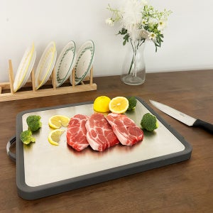 공감스토어 양면 향균 도마 올스텐304 올인원 논슬립 듀얼 다용도 강판