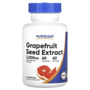 뉴트리코스트 자몽씨추출물 Grapefruit Seed GSE 60캡슐 칸디다클렌즈