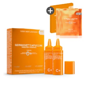 카푸치니 비타민 키트 퓨어C 10 앰플 15ml x2+글로우 포스 마스크 18ml x2