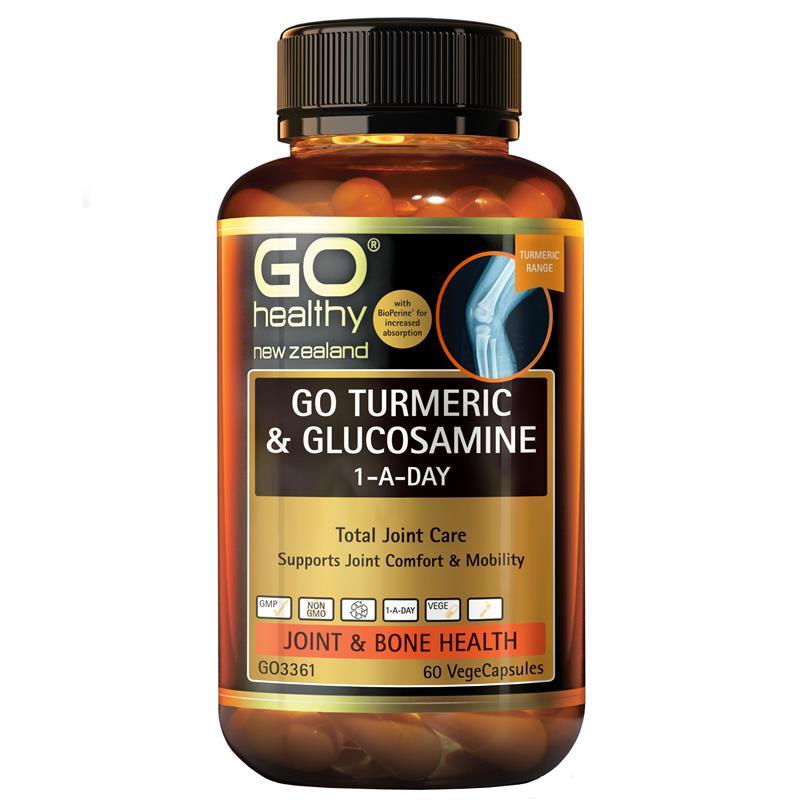 <b>고헬씨</b> 터메릭 글루코사민 60정 포타슘 진저 바이오페린 <b>GO Healthy</b> Turmeric Glucosamine