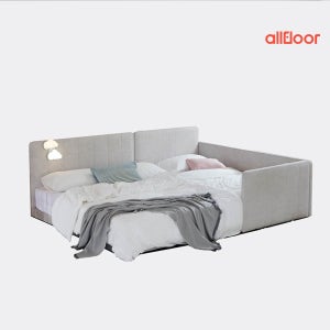 올플로어 플래드 패밀리침대 높이조절 저상형 철제마루판 모듈형가드 패밀리침대