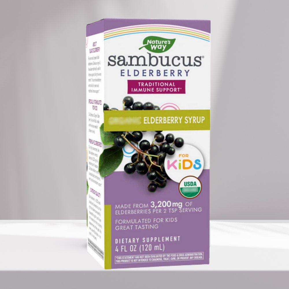 네이처스웨이 <b>삼부커스 엘더베리 시럽</b> 키즈 120ml, 1개