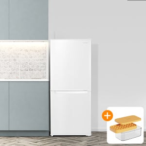 루컴즈 2도어 상냉장 하냉동 냉장고 원룸 소형 미니 기사설치 (이벤트+) 오른쪽(우), 화이트 106L R10H01-W