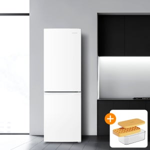 루컴즈 2도어 상냉장 하냉동 냉장고 원룸 소형 미니 기사설치 (이벤트+) 오른쪽(우), 화이트 157L R160M2-W