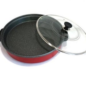 대웅모닝컴 원형 전기 잔치팬 피자팬 구이 부침개 명절음식 DWP-480