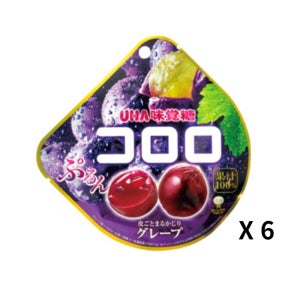 일본 코로로 젤리 UHA 포도맛 6개입 1박스
