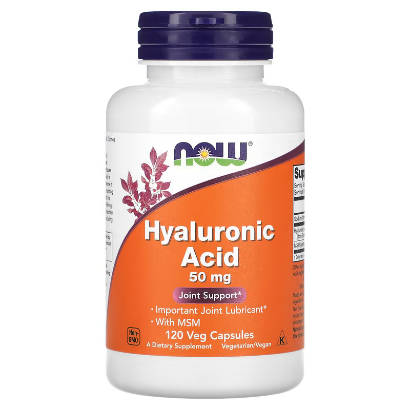 나우푸드 히알루론산 대용량 120정 NOW <b>Hyaluronic Acid</b> 나우히알루론산