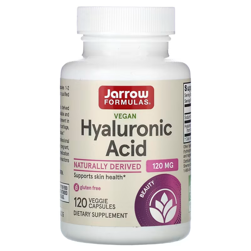 히알루산 자로우 히알루론산 Jarrow <b>Hyaluronic Acid</b> 120정