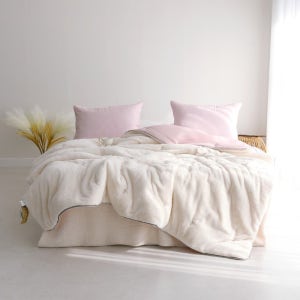 나나베딩 겨울 10mm밍크극세사 모달 담요 차렵이불 슈퍼싱글 퀸 포그니