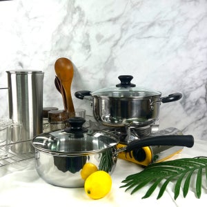 퀸센스 인덕션 라면냄비 편수 양수 스테인레스 IH 냄비 라면