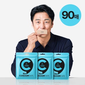 코숨 지진희 실리콘 코숨테이프 입벌림 방지 입술 수면 테이프 이우정 한의사 입 막음 밴드 90매