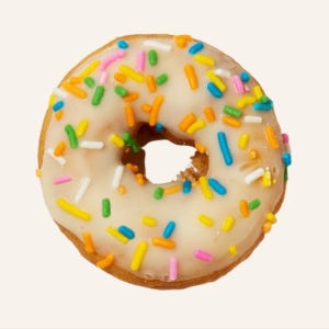 벨리도넛 화이트 레인보우도넛 (20g x 30입) x 6팩 1box