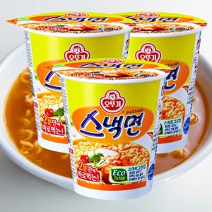 오뚜기 스낵면 작은컵 15입 소컵 컵라면 사발면