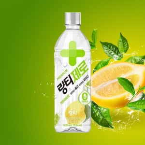 링티 제로 레몬라임 500ml 24페트 아이스티 음료수 음료 수분보충 칼로리 비타민