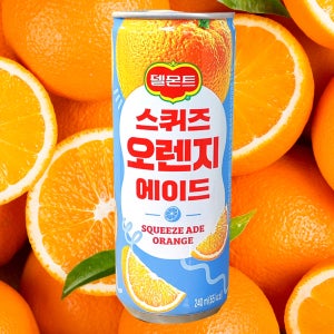 델몬트 스퀴즈 오렌지 240ml 30캔 음료수 캔음료 드링크 주스 쥬스