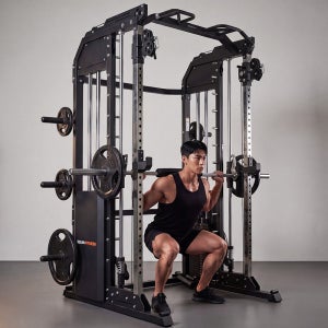 이고진 스미스머신 6822SM 가정용 홈짐 헬스기구 멀티랙 파워랙 듀얼풀리 120kg 블럭