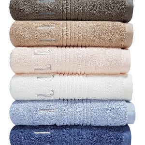 엘르 40수 코마사 먼지없는 호텔타올200g 기념 답례품 자수인쇄 고급세면수건