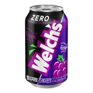 웰치스 제로 포도, 355ml, 24개