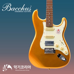 바커스 BST-2RSM/R Gold 일렉기타 SSH 로스티드 메이플 넥 Bacchus