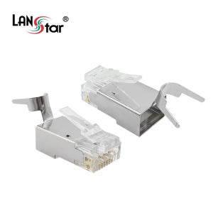 랜스타 CAT7 STP 8P8C RJ45 케이블 통과형 모듈러 콘넥터 LS-EZ-750