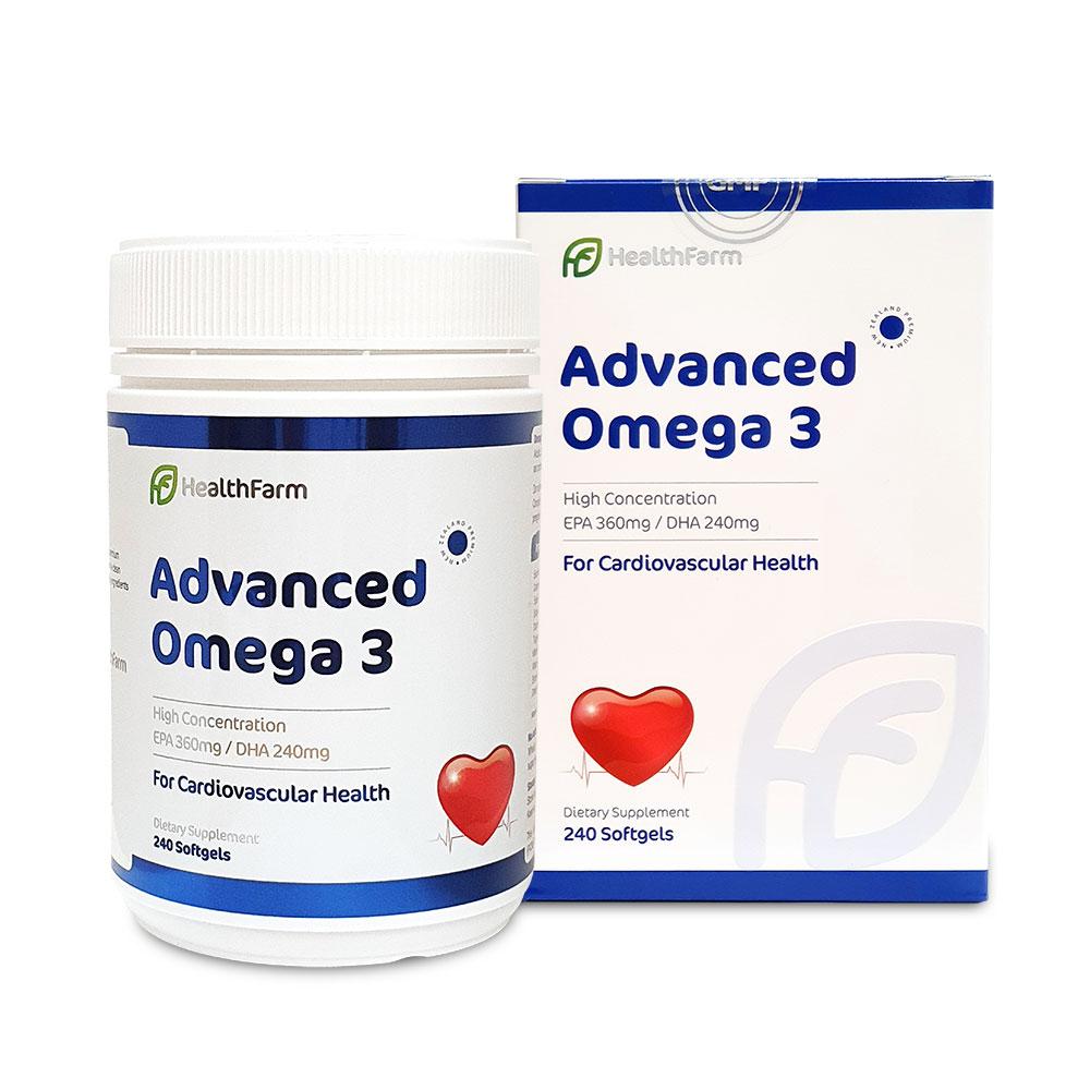HealthFarm 헬스팜 <b>오메가3</b> 어드밴스 240캡슐 3팩