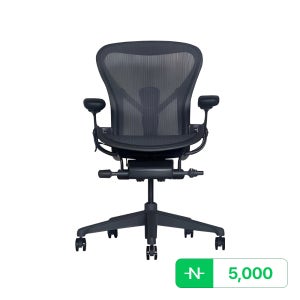 허먼밀러 뉴 에어론 사무용 의자 풀펑션체어 (플로어휠 기본제공) 12년A/S B 그라파이트