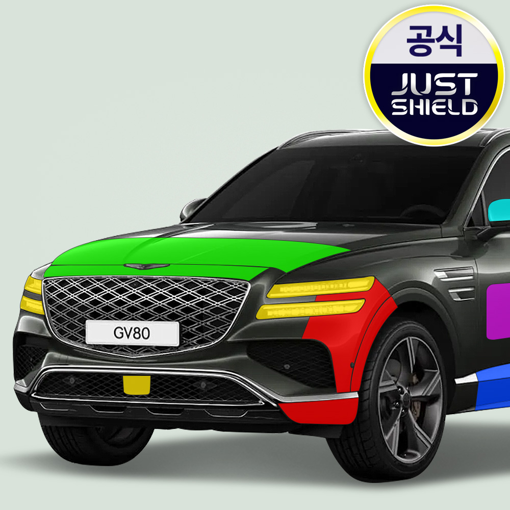 GV80 페이스리프트 PPF필름 B,C,D필러 부분구매 일반모델 저스트쉴드