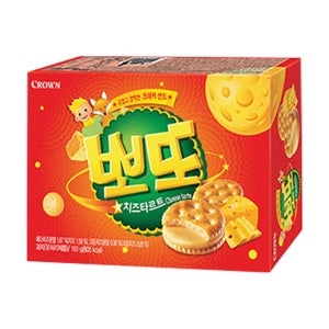 크라운 뽀또 치즈타르트 161g