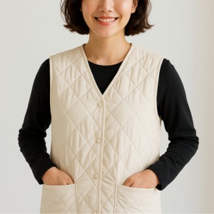 경량 패딩 조끼 여성 겨울 깔깔이
