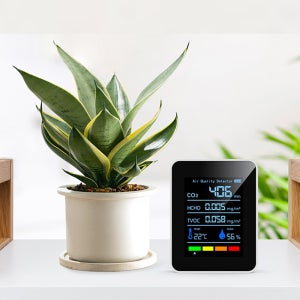 공기질 측정기 NV01 프리미엄 이상화탄소 감지 TVOC 온습도계