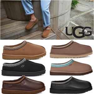 국내매장판 어그 시그니처 스웨이드 타스만 슬리퍼 남성용 1174671 5950